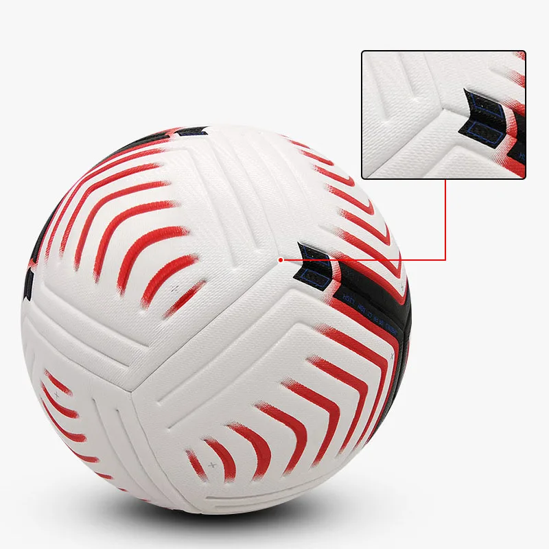 Wholesale Custom Logo Printed Futsal Indoor Outdoor Official Size 5 Training Match PU PVC Leather Seamless Football Soccer Ball