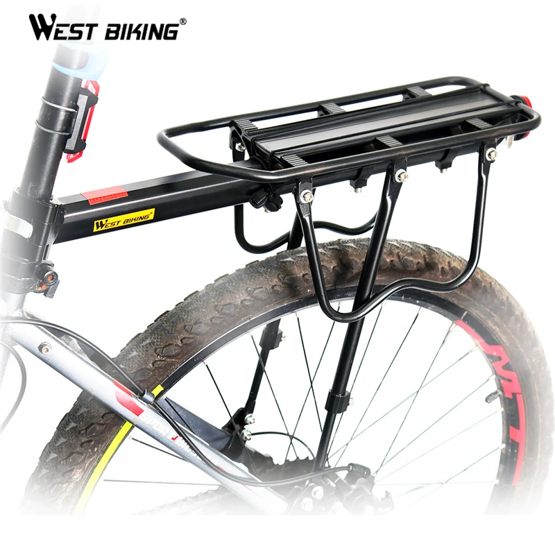 Велосипедные стойки WEST BIKING задний багаж Аксессуары для велосипеда оборудование велосипедная стойка тормоз ног горный