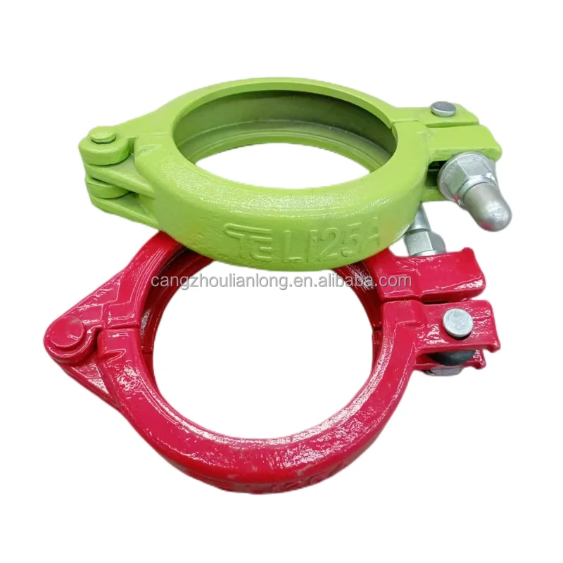 Putzmeister concrete pump DN125 clamp quick rubber hose Spare parts 125 snap coupling clamp