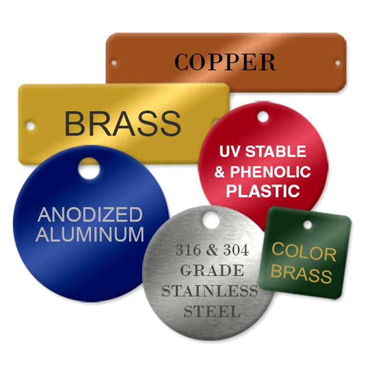 Personalized Customized Shape Dog Tag Name Plate Pet Id Tag Laser Engraving Aluminum Blank Sublimation Blank Dog Tags