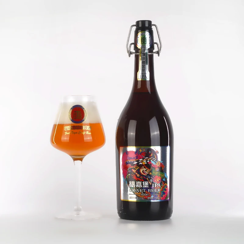 Qingdao Packed in Full Container Fort Foga IPA India Pale Ale Brewing Beer 330ml * 12 Bottles Dark Private Label Beer Craft Beer