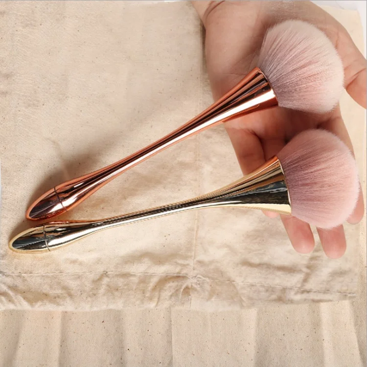 
Six long aluminum tube makeup brush set 6 6 a 3 color logo free cosmetic brush sets makeup beauty makeup tools package 