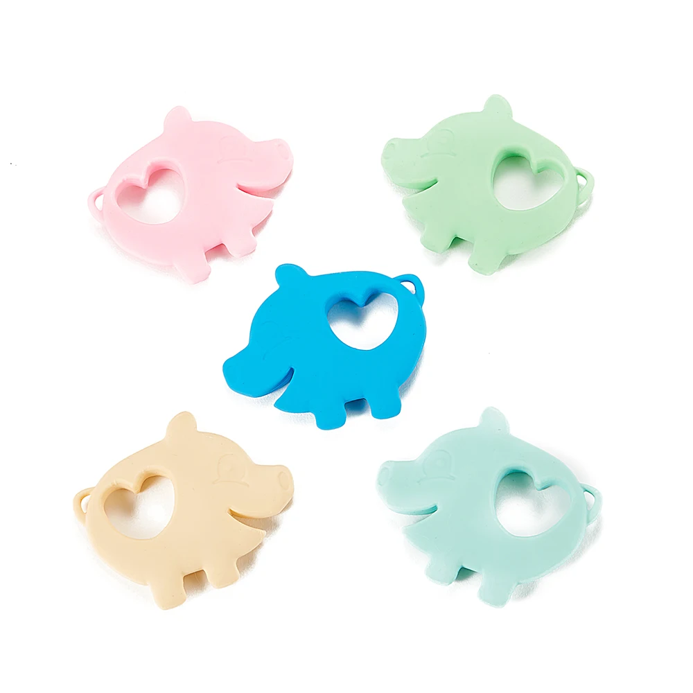 Animal model silicone baby teether soft silicone chewing gum baby teether toy tender silicone fruit teether for baby infant