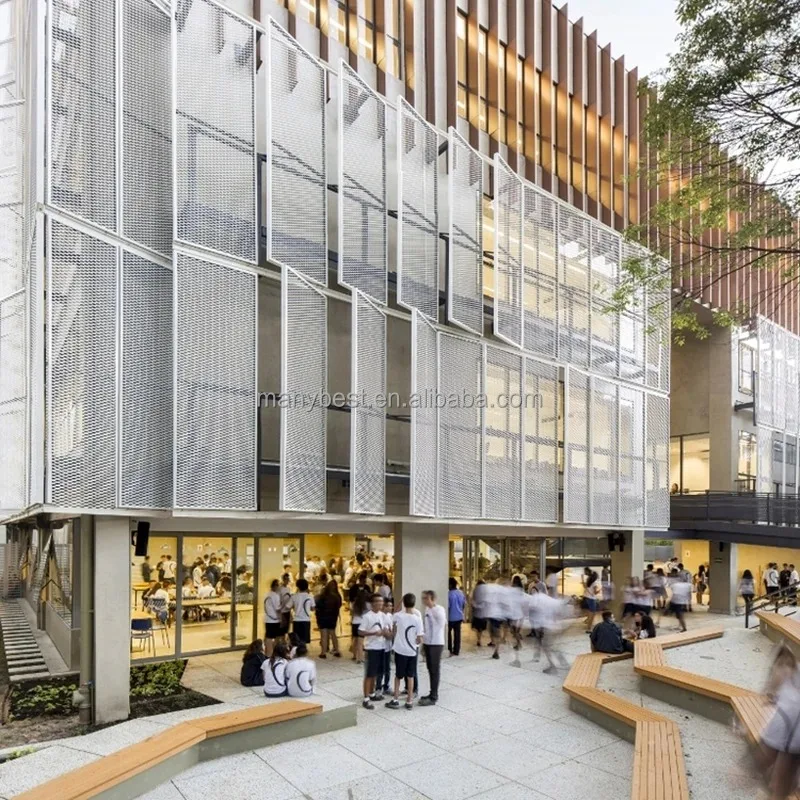 Modern Design Aluminum Wire Mesh Expanded Metal for Villa Wall and Ceiling Decoration Aluminum Alloy Material