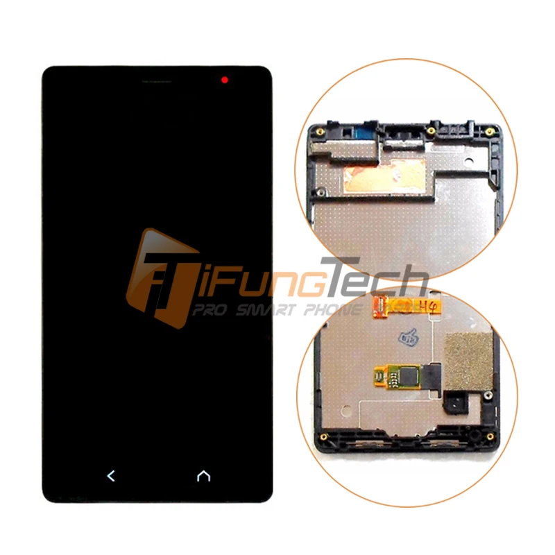 For Nokia X2 LCD With Frame Dual SIM Replacement Touch Screen Digitizer Assembly For Nokia X2 X2DS RM-1013 LCD