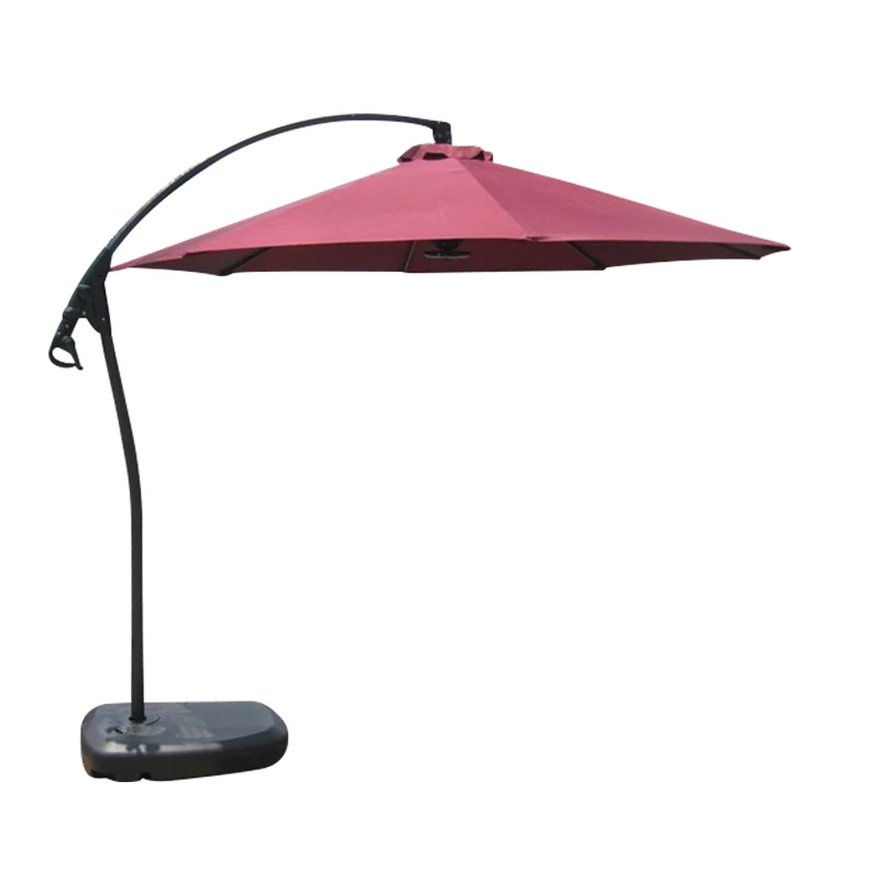 Hot selling Aluminum outdoor cantilever parasol roman beach umbrella 3m