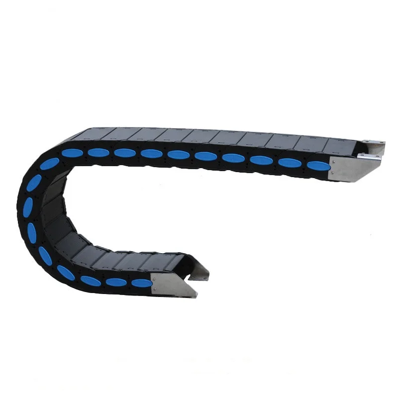 Bridge And Enclosed Type CNC Drag Chain Plastic ELectrical Cable Carrier Towline Chain