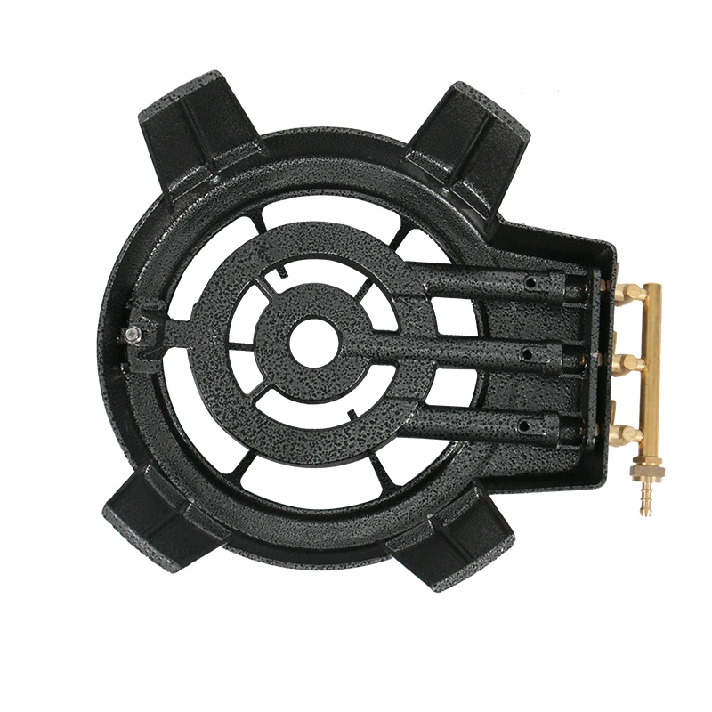 Manufacturer High Pressure Gas Cooker Burners Cast Iron China Single 5kw Novel Design China Factory Price Indian Gas Stove 5200