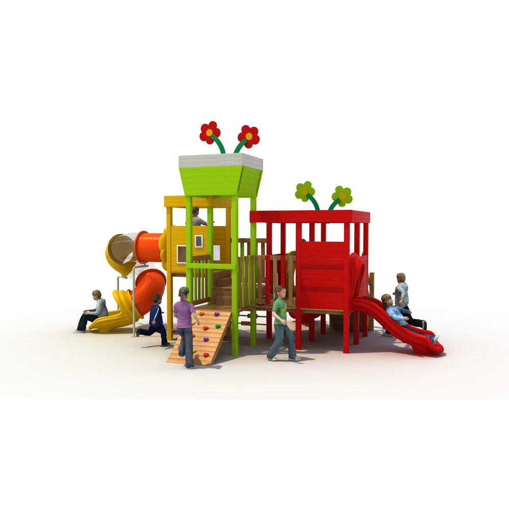 PE board children slide outdoor playground equipment kids  outdoor plastic outdoor playground set import china for sale