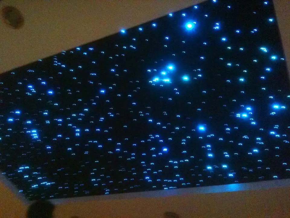 LED fiber optic panel star ceiling twinkle residential fiber optical starry sky lighting