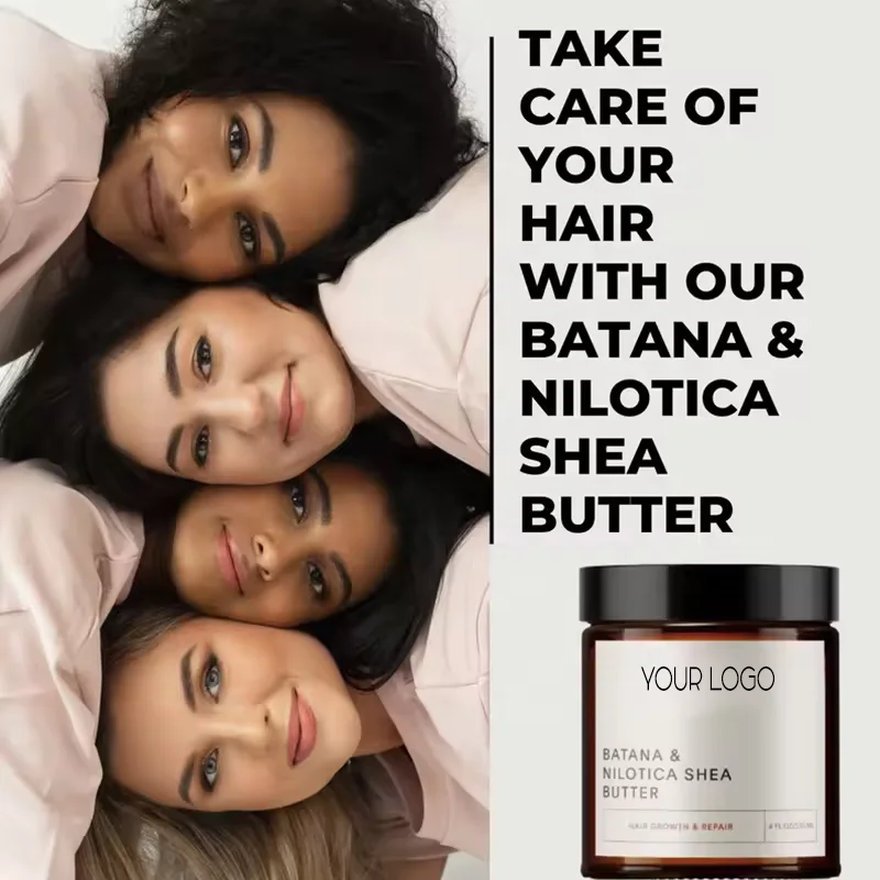 Private Label 100% Raw Organic Batana Oil Custom Natural Shea Butter Solid Batana Oil Hair Growth