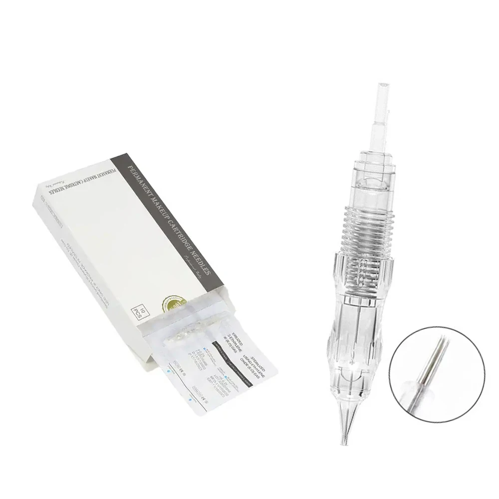 Factory Sale Digital Black Pearl Permanent Makeup Screw Cartridge Tattoo Needles for Eyebrow Lips Tattoo