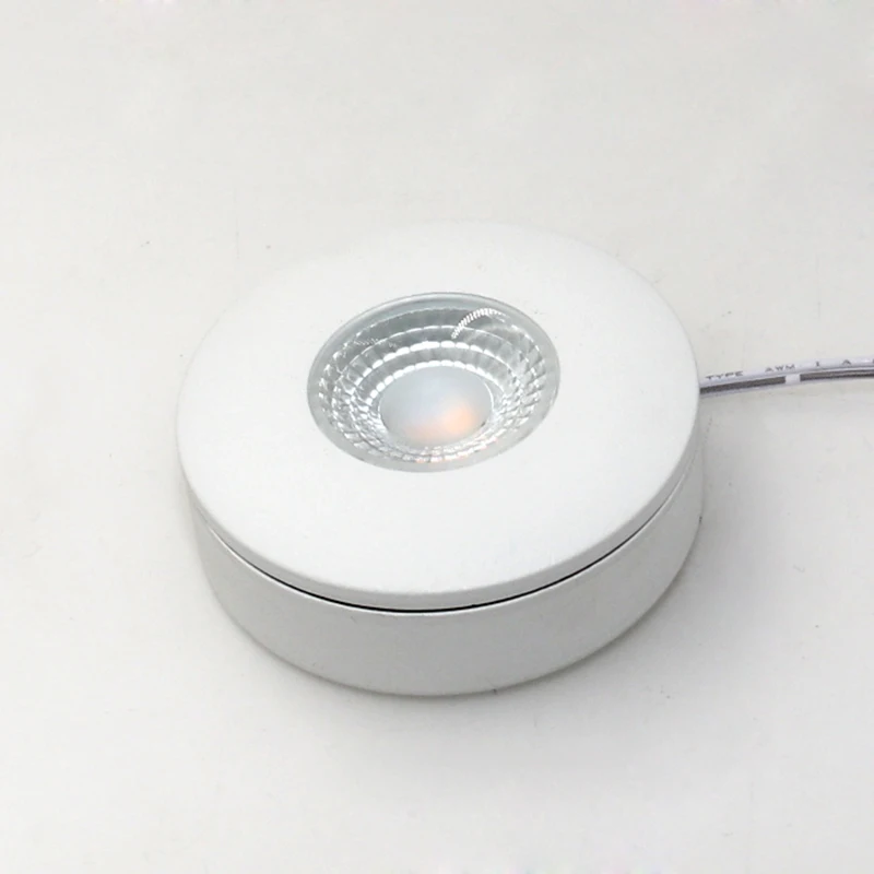 One Dimmable Driver With 2 6 Pcs Led Cabinet Light Dimmable Surface Mounted Spot Light 17MM Height Silm Recessed Mini Downlight