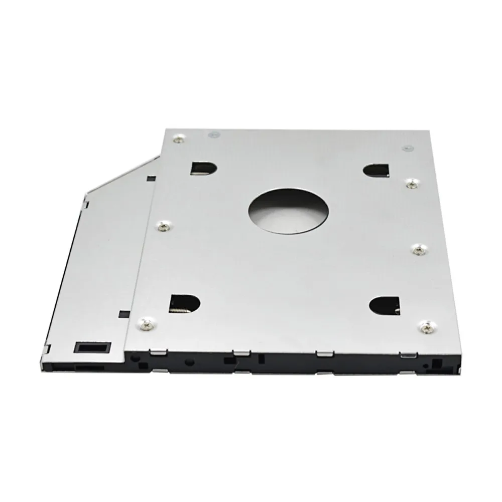 Aluminum 2nd Second Hdd Caddy Optibay SATA 3.0 2.5' SSD DVD CD-ROM Enclosure Adapter Hard Disk Drive Case Computer accessories