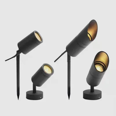 10w GU10 G5.3 LED courtyard landscape lamp brass 85-265v 220v 277v garden light fixture no lighting