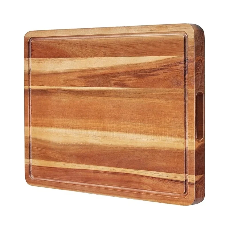 Hot Sale Custom Large Butcher Acacia Wooden Carving Board for Meat