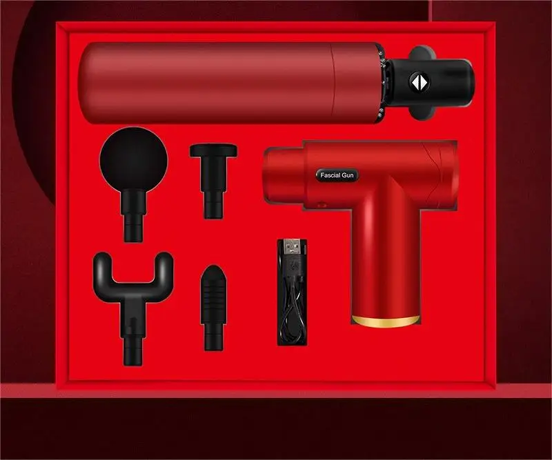 Wholesale Luxury Advertise Automatic Umbrella Massage Gun Business Birthday Gift Box Set