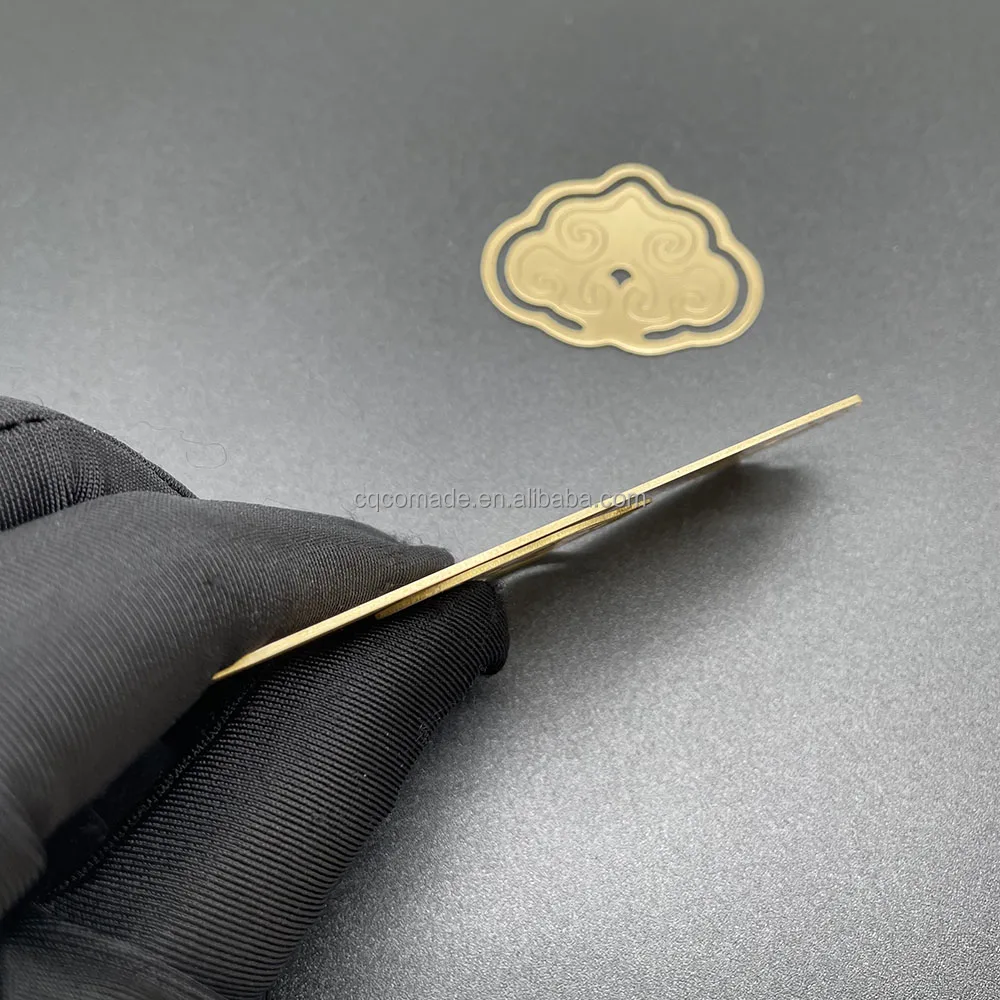 Custom solid brass bookmarks engraving stamping hammering High end bookmark blanks