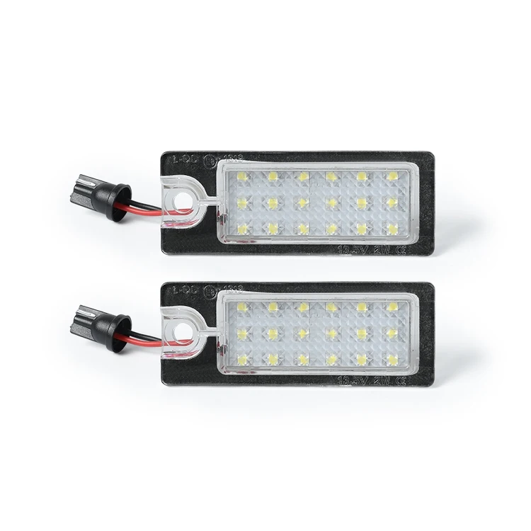 2x Error Free LED License Plate Light Lamp Car Accessories for Volvo V70 II XC70 S60 S80 XC90