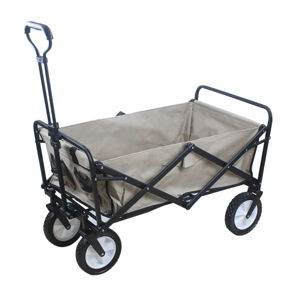 Wesunny Outdoor Garden Beach Picnic Folding Camping Cart Garden Wagon 4 Wheel