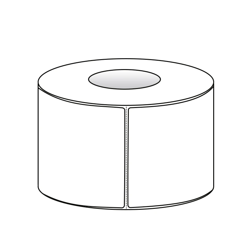 Free Sample Custom Self Adhesive Paper Label Sticker in Jumbo Rolls