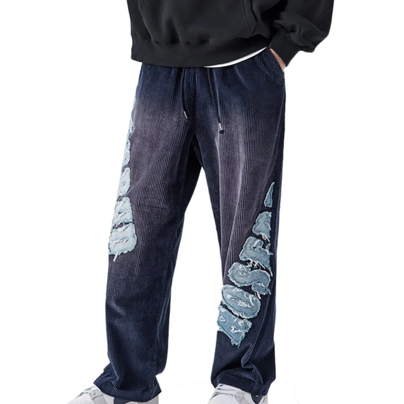 Custom corduroy pants for men casual y2k pants chinos trousers men