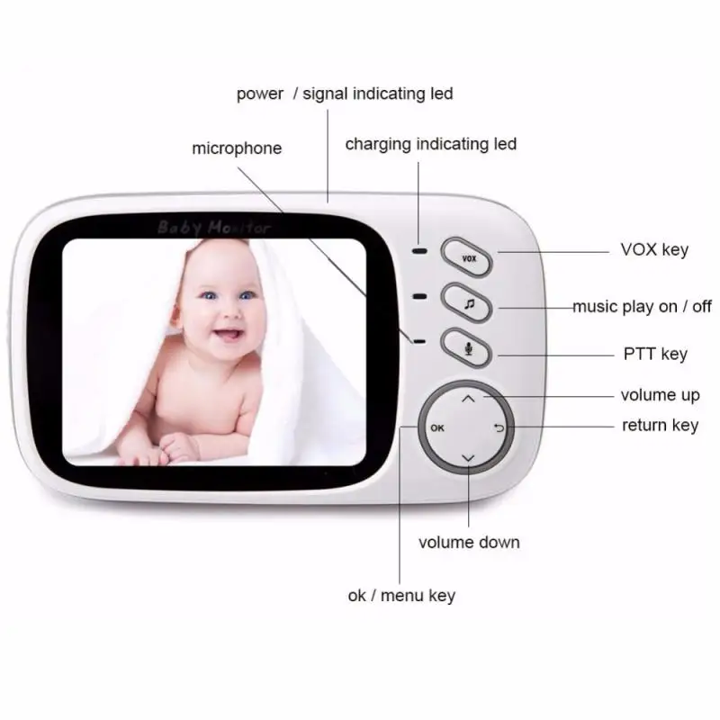 Cheap HD baby pet camera monitor wifi smart baby wireless car best seller sleep temperature monitor