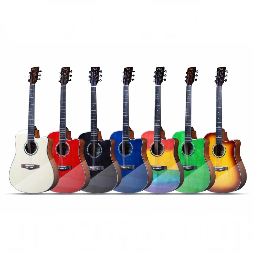 Оптовая продажа прочные электрогитары круглой формы струны для гитары дешевый музыкальный инструмент