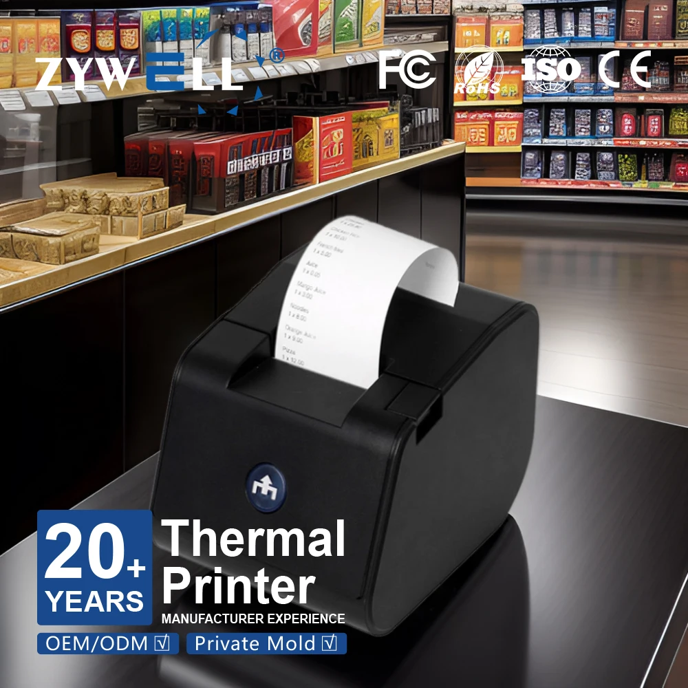 USB WIFI 58 мм pos принтер ZYWELL imprimante thermique для продажи тепловой квітанцыя квітанцыі