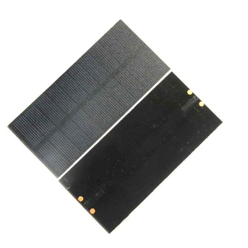 BUHESHUI 1.3Watt Micro Solar Panels 5V 131x61mm Monocrystalline Silicon Small Photovoltaic Cells