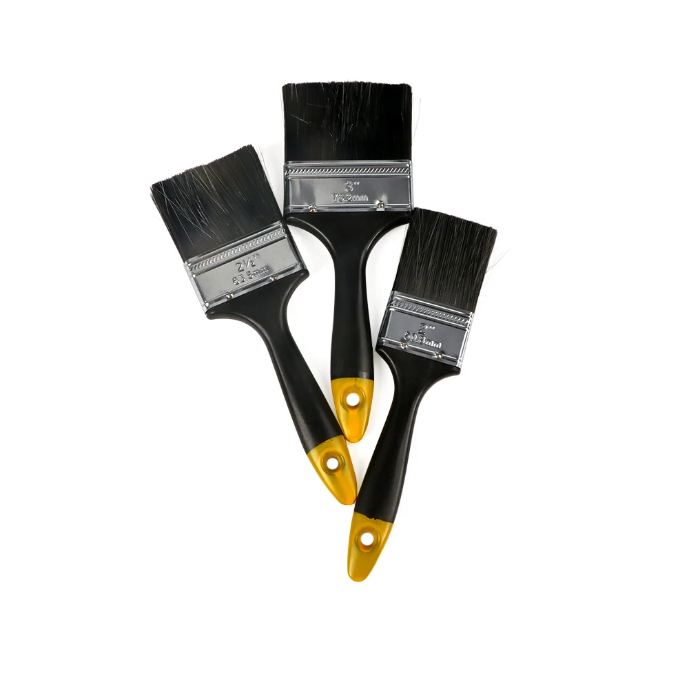 Professional Industrial Grade DIY Paint Brush Elegant Trim Bristles with Plastic Handle for Wall Decorating Custom OEM Support