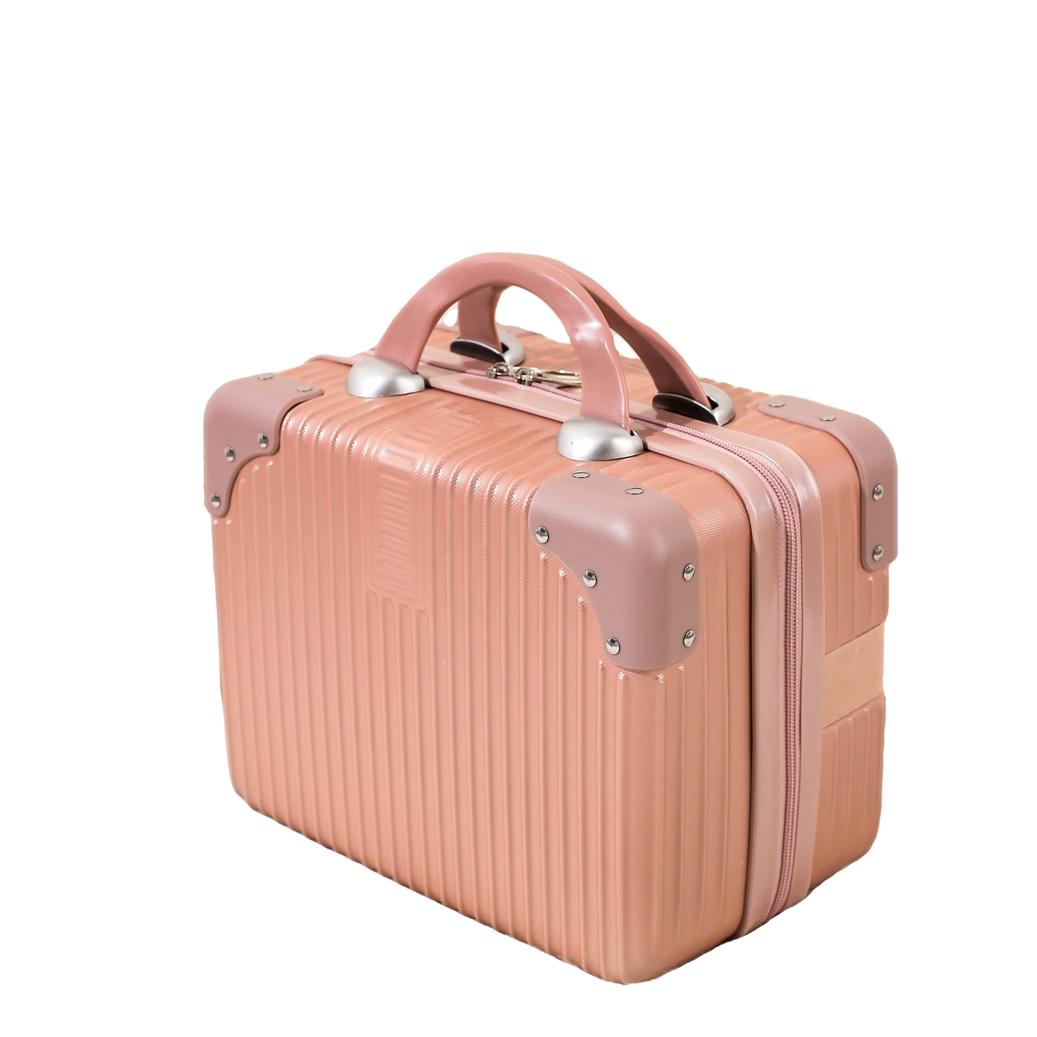 Waterproof 12 14 16 inch ABS PC hard shell beauty travel set cosmetic packaging pouch women makeup case