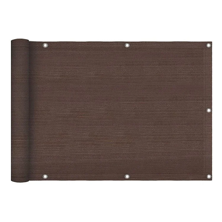 0.75*5m HDPE Rectangle Balcony Cladding Balcony  Privacy Screen Cover with Cable Ties