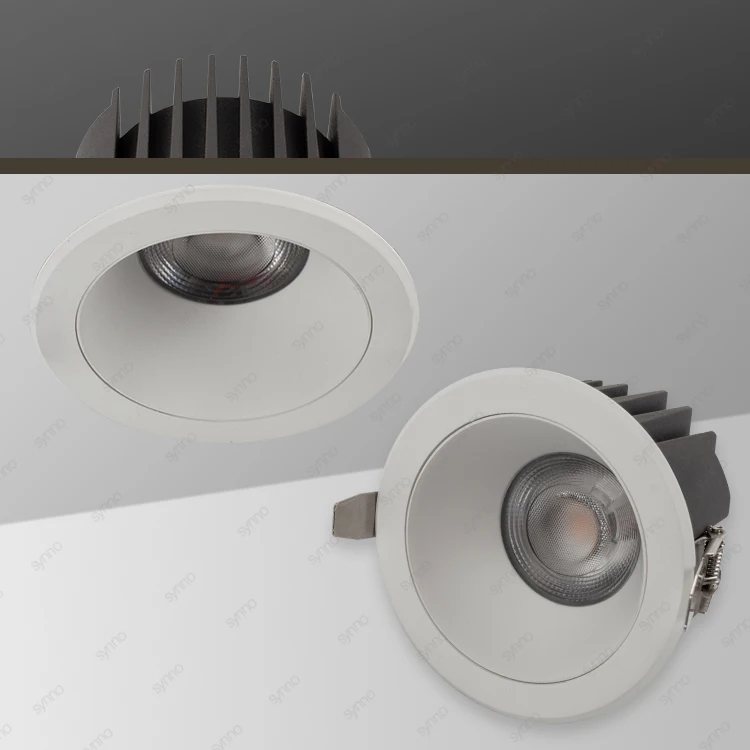 Wholesale 12w 15w 24w led down recessed lighting anti glare ceiling downlighters led downlight housing with home