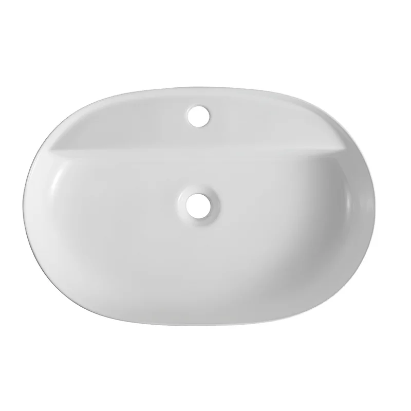 Bathroom Art Basin Sinks Popular Models New Arrival Chaozhou Rectangular White Wall hung Ceramic Washing Basin