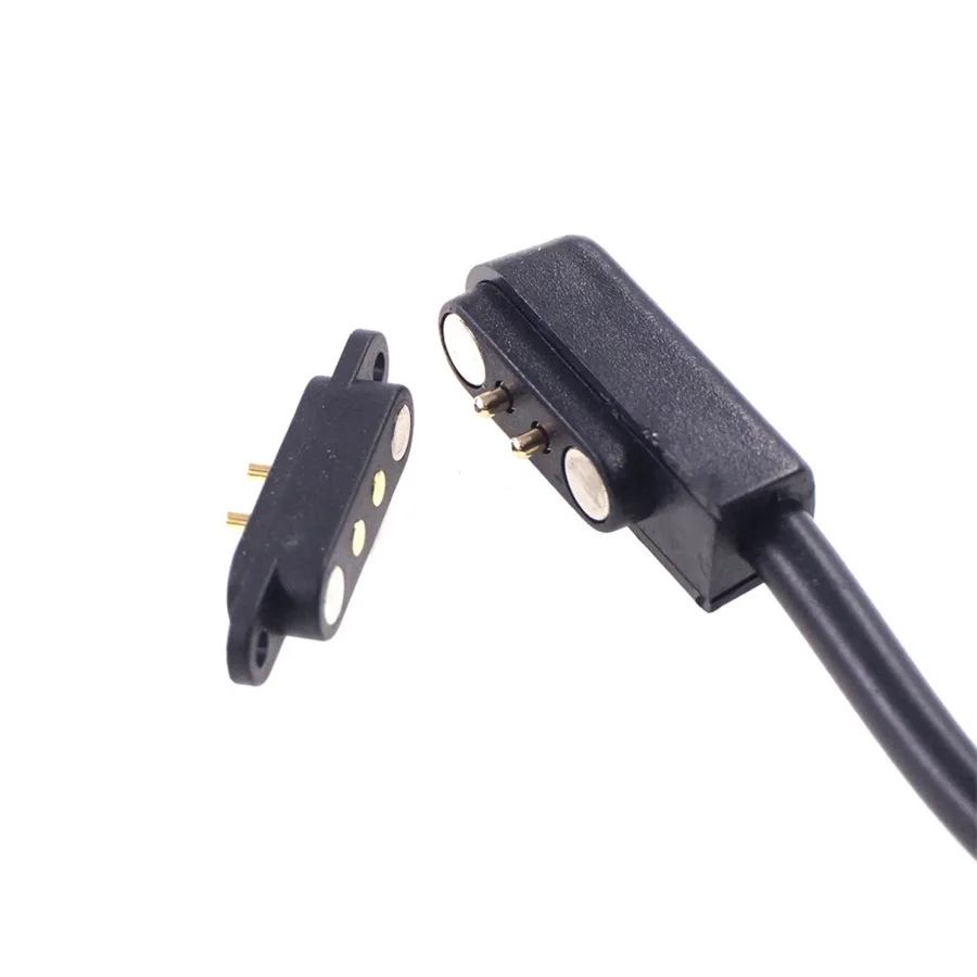 Customized Design Pitch 2.8mm Magnetic Male Female Connector High Current Magnet Suction Spring Pogo Pin for Wearable Device