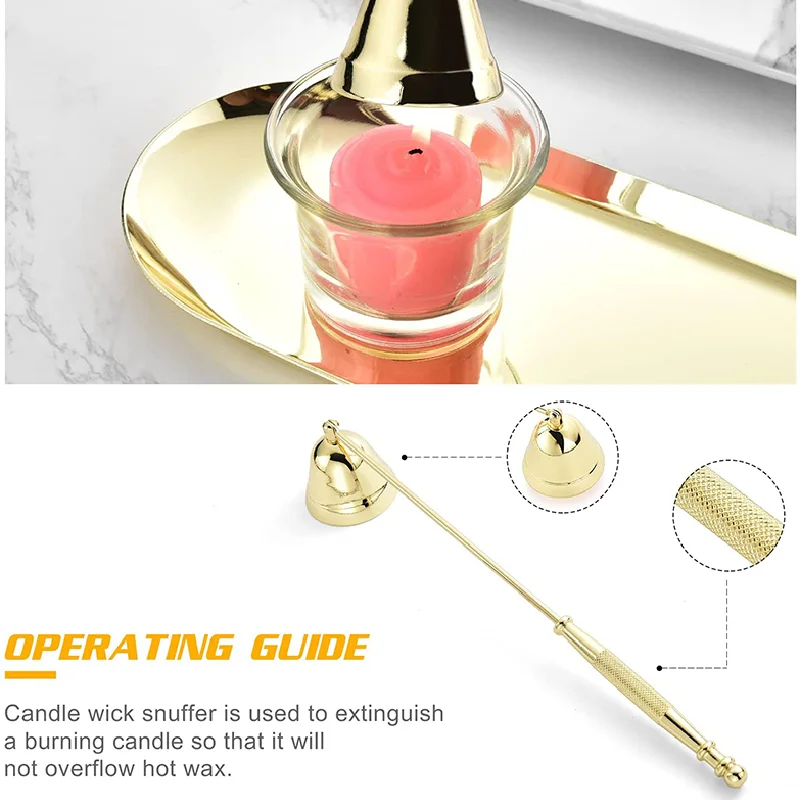 Высокое качество нержавеющей стали персонализированным логотипом 4 шт набор «сделай сам» для лампы в форме свечи набор инструментов