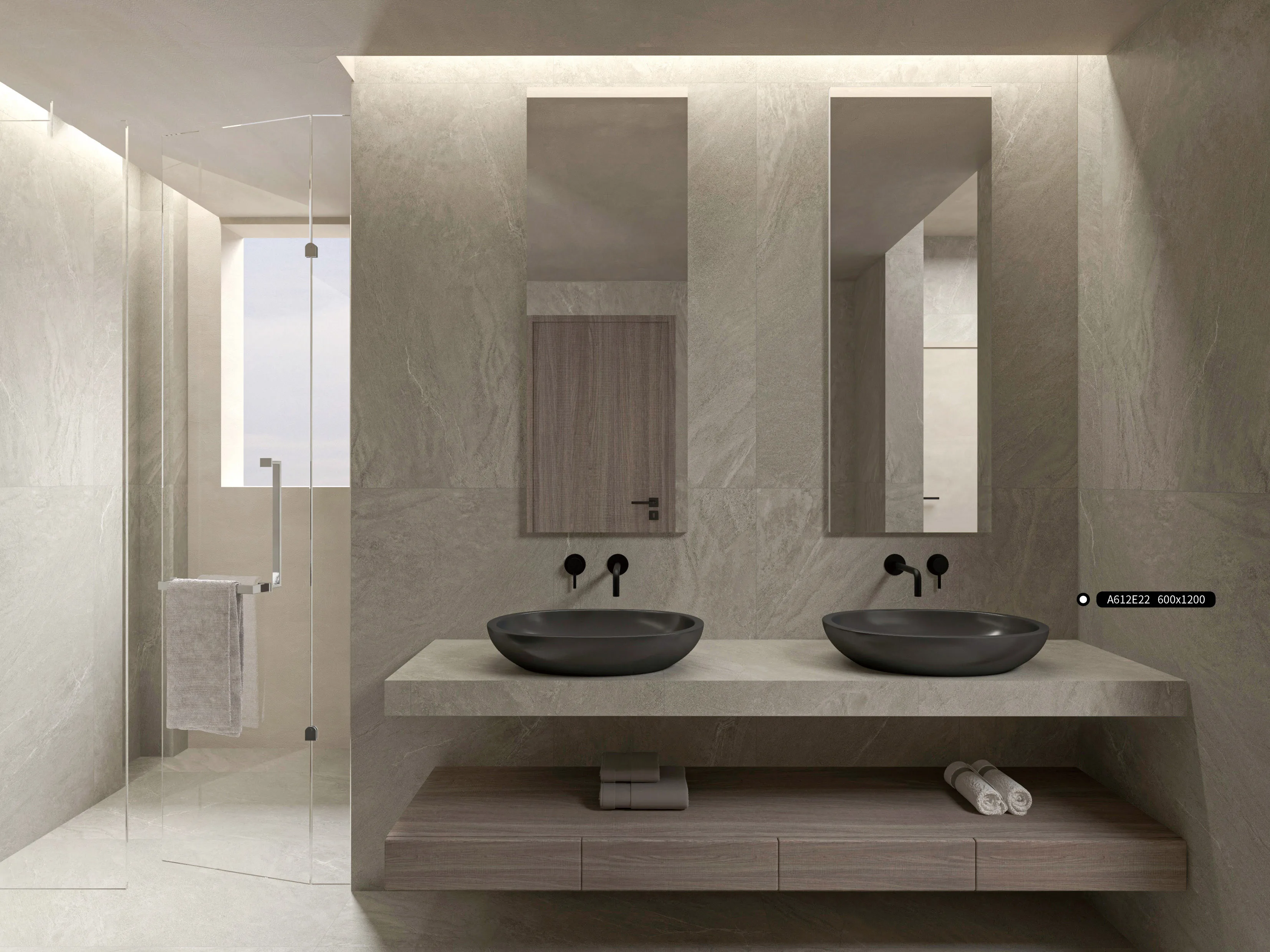 balcongy  wall porcelain ceramic tiles 24x48 for bathroom design production line