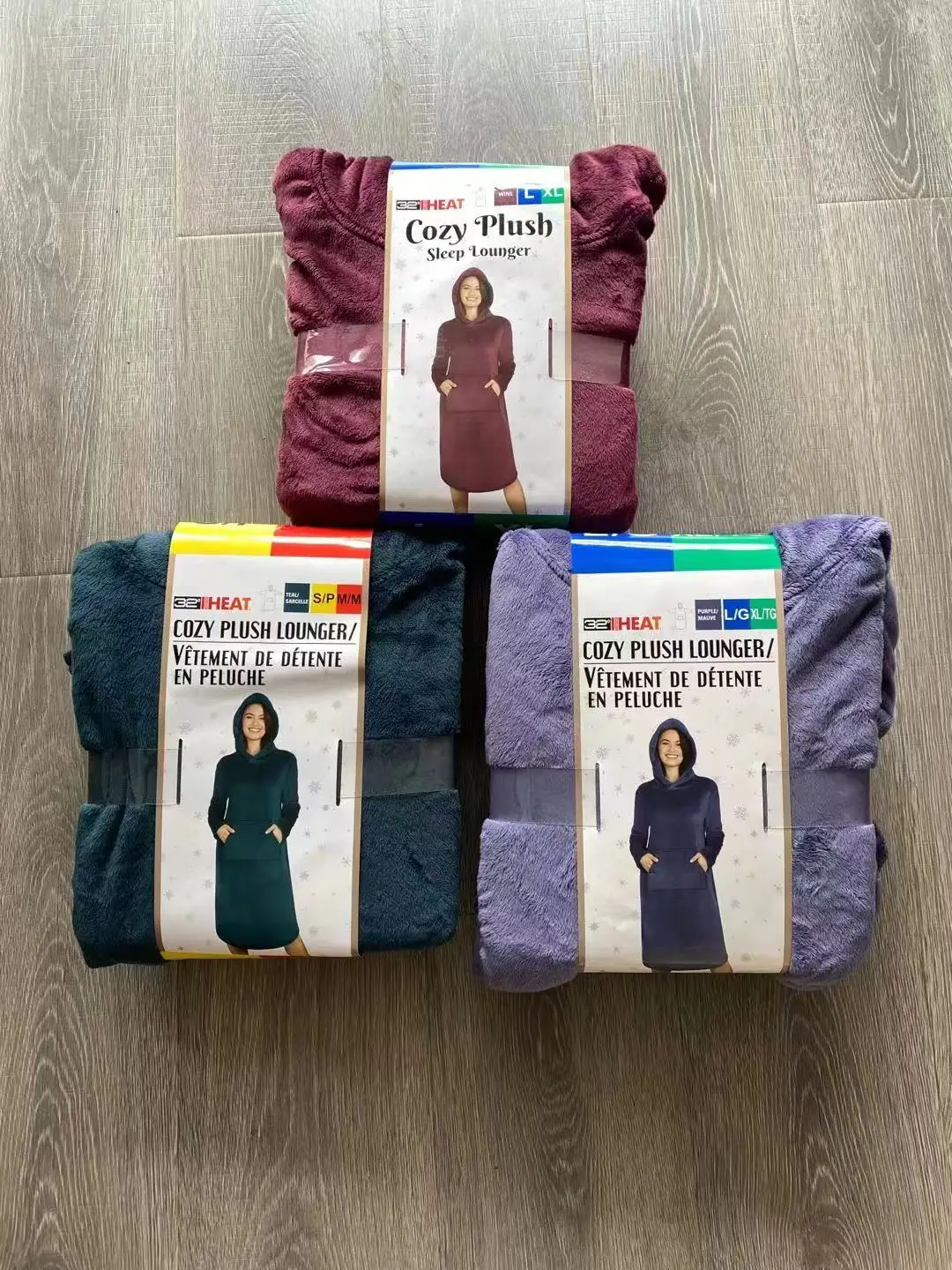 ladies fleece bathrobe