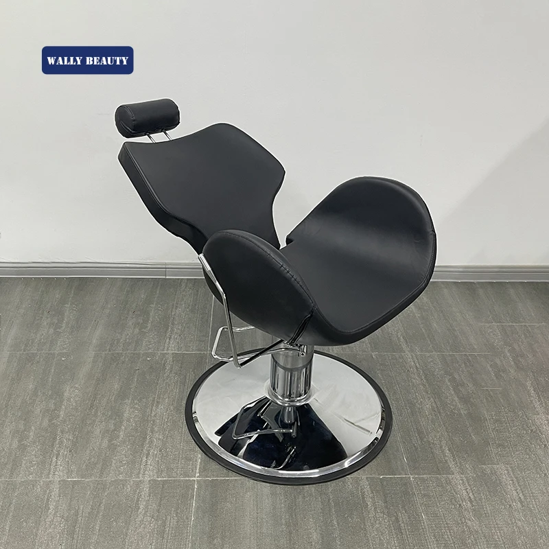 Salon Furniture Reclining Barber Chair Stylist Chair Hydraulic PU Leather Barber Chair