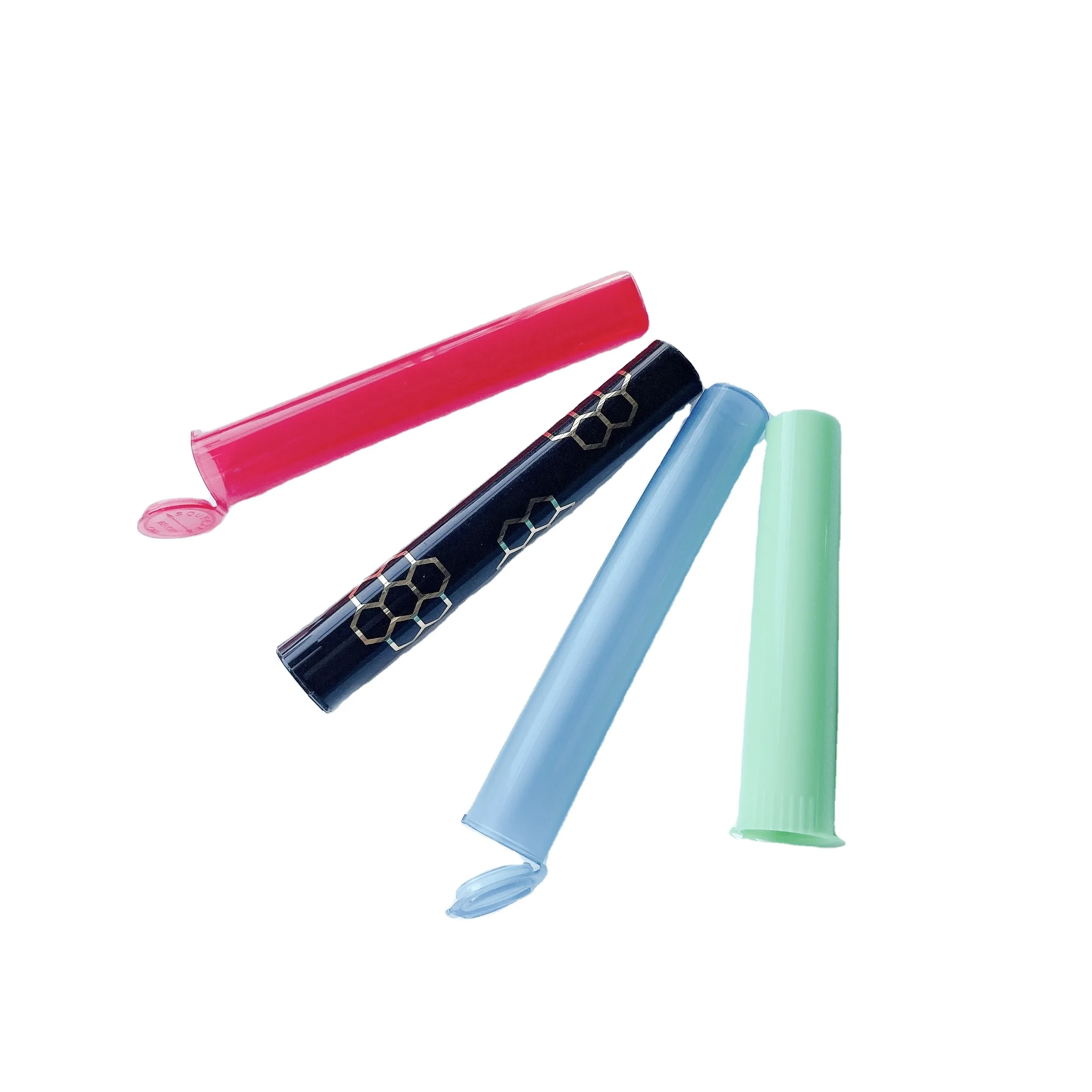 Custom Filler Tube Plastic Holder Tube With Pop Top