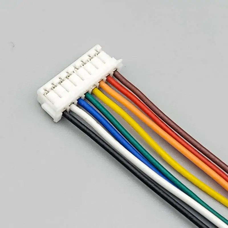 custom 2 3 4 5 6 7 8-13 pin jst zh 1.5 mm pitch connector terminal housing 26awg cables wire assembly harness