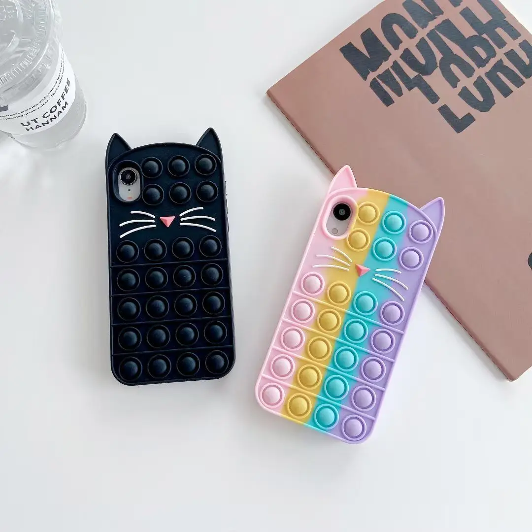 Whisker Cat Phone13 Mobile Phone Case Suitable For 11 Silicone Protective Cover Xsmax/xr