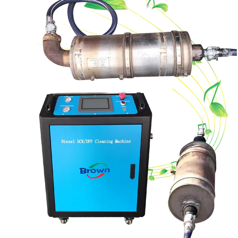 Support Customization Diesel Particulate Filter Cleaning Machine DPF Cleaner BR-SCR-B02 Rated Power 14Kw