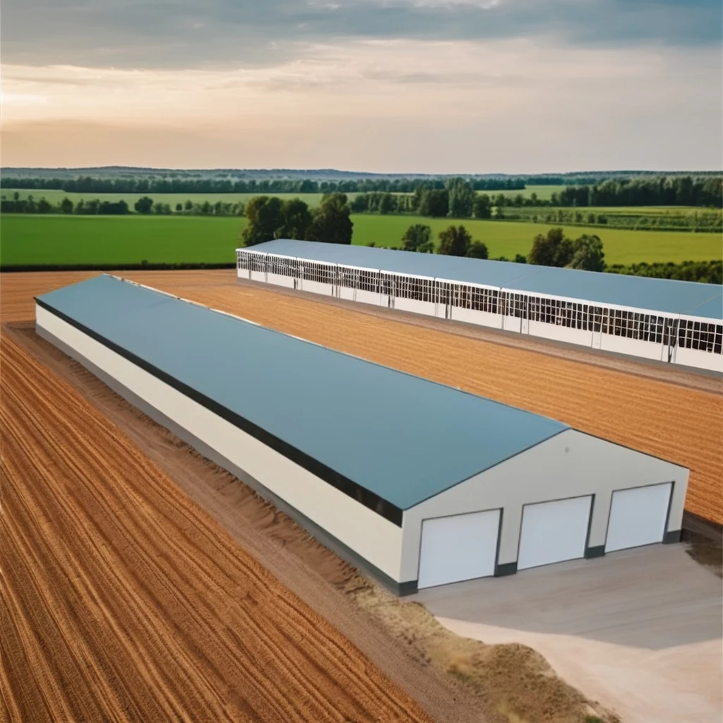 Сборные строительные сборные стальные конструкции для цехов и