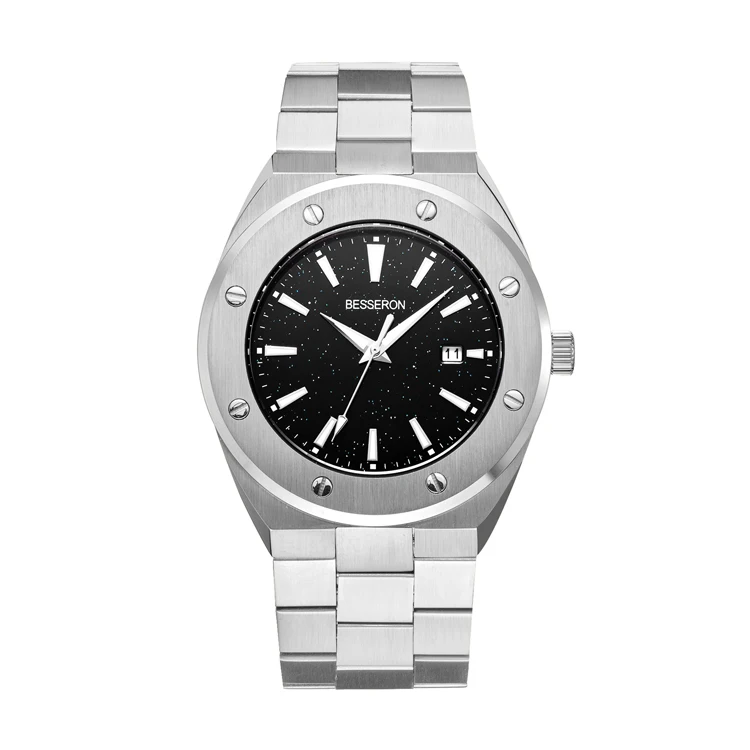 Китайский производитель часов, Роскошные мужские часы, корпус из нержавеющей стали 316L, светящийся OEM бренд, ваши собственные часы, мужские наручные часы