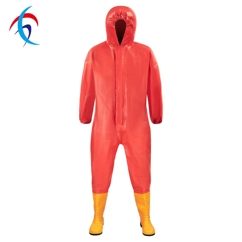 Factory Cheapest Wholesale Chemical Hazmat Resistant Protection Clothing Chemical Proof Safety Suit for Rescue