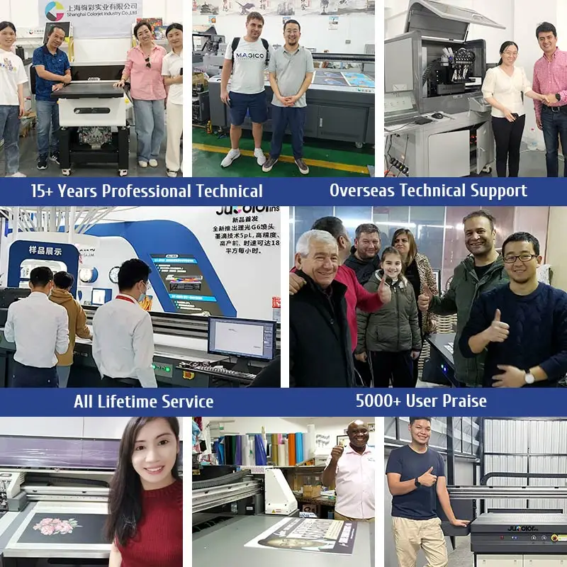 Uv Large Format Printer Directly on a Variety of Substrates Like Vinyl Aluminum Wood 250*130cm Printing Size