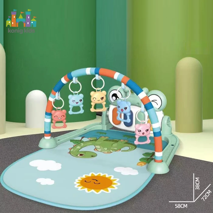 Konig Kids Kick & Play Piano Gym Baby Toys With Lights & Music Baby Mat Baby Activity Gym Gimnasio Para Bebe