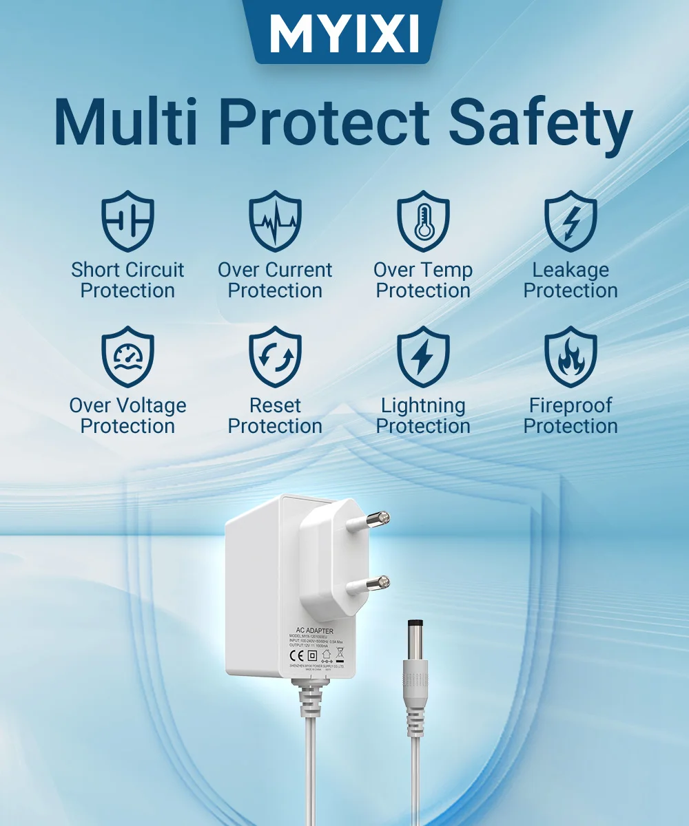 12V0.5A ac adapter 1A Adaptor Supply EU AU US UK Plug Wall AC DC 12V 1A Power Adapter For Led Strips Cctv Ip Camera Tv Set Box